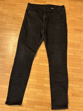 Schwarze Jeans für Damen, Grösse: S