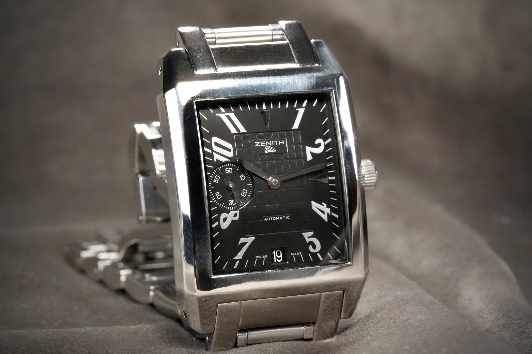 Zenith Orologi: Zenith - Elite Port Royal Tank Rectangular Automatic Steel – Usato da Morcote venduto da chronoservice 2