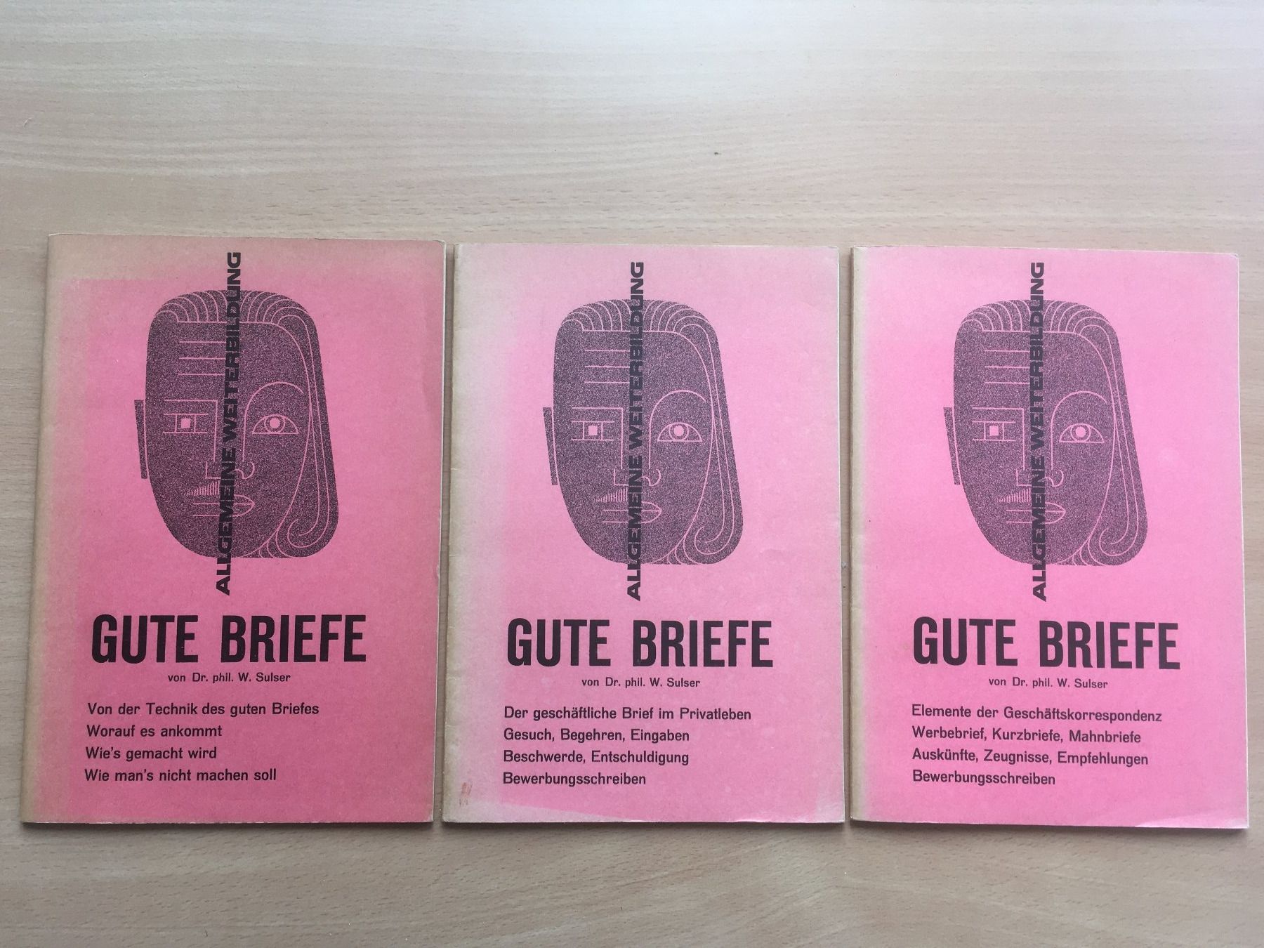 Libri: Gute Briefe - W. Sulser,  3 Hefte – Usato da Grenchen venduto da Kogi7