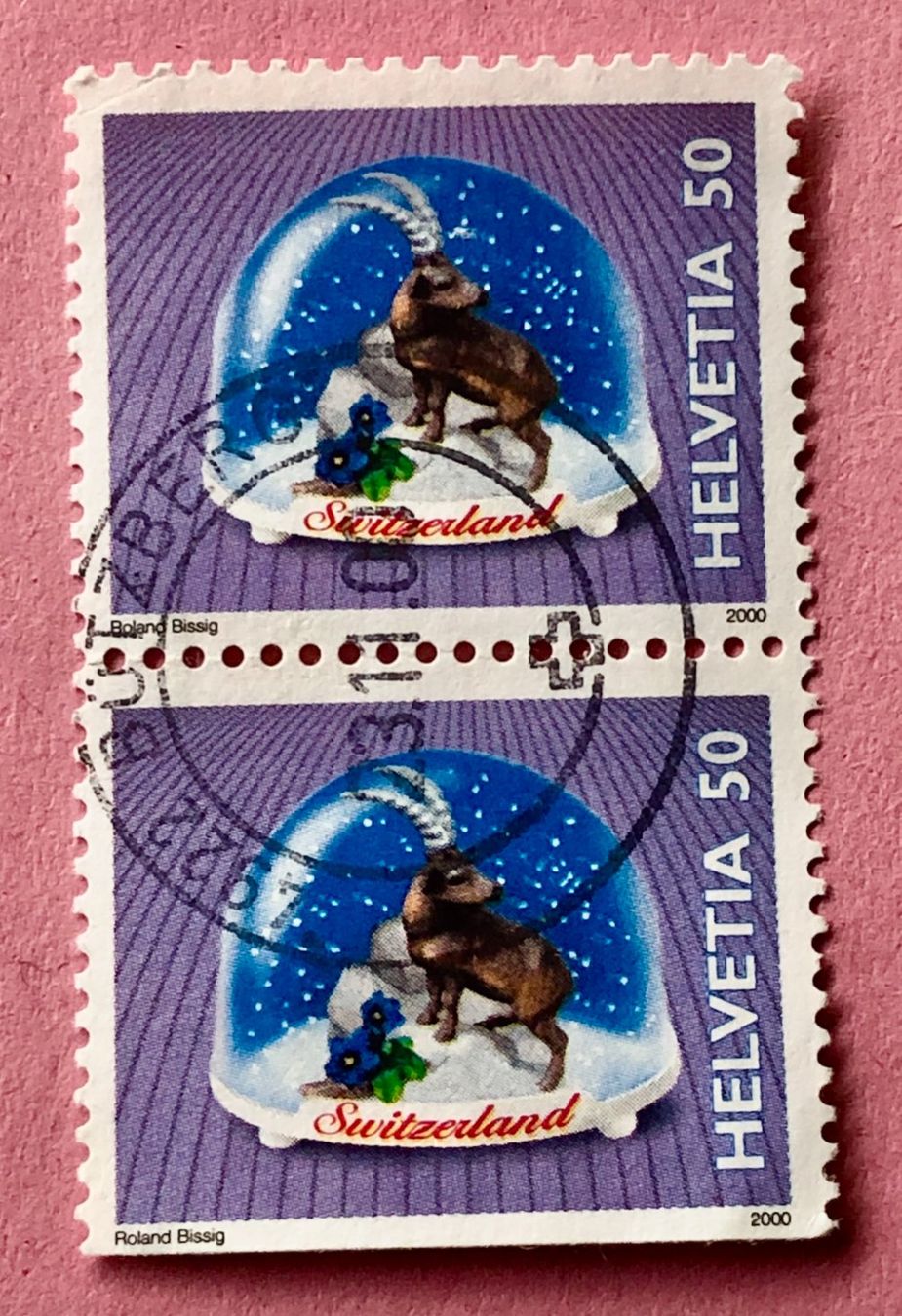Tutti i francobolli: Nr.993 STEINBOCK DAUERMARKEN GESTEMPELT 2000    – Usato da Aarau venduto da Billa007