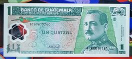 Guatemala 1 Quetzal Polymer UNC