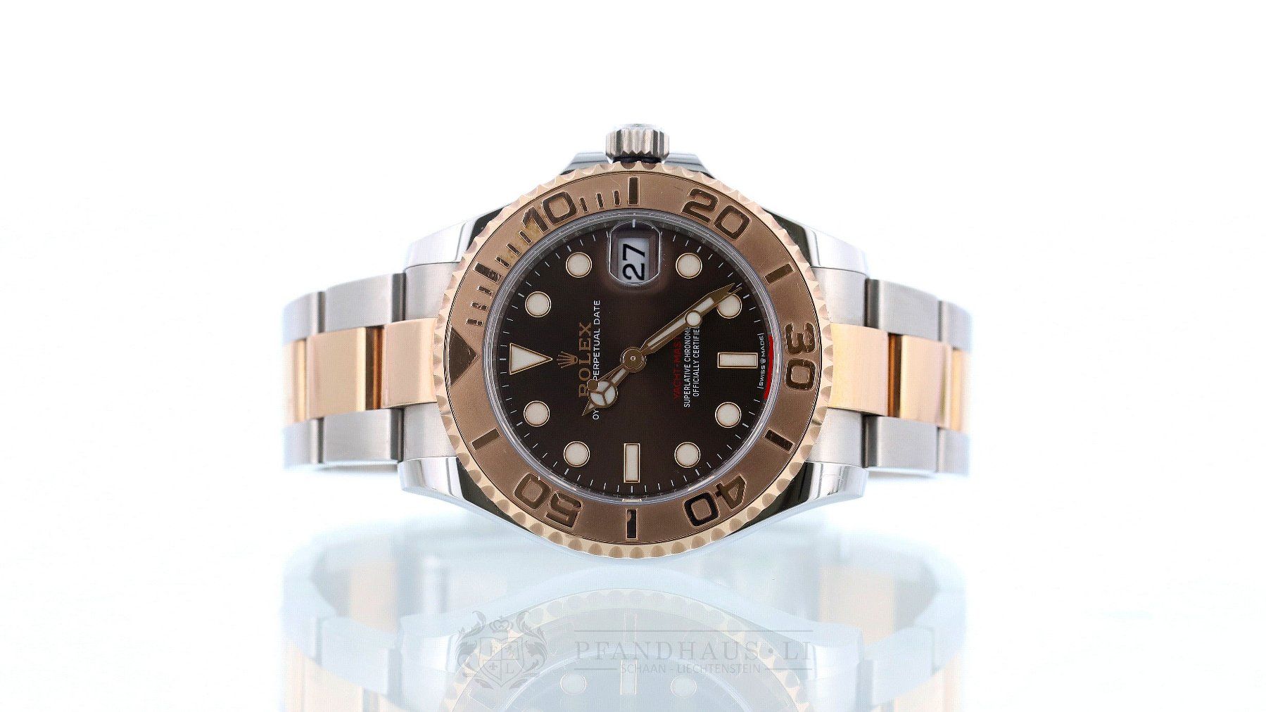 Rolex Uhren: ROLEX YACHTMASTER 37 REF. 268621 " CHOCOLATE " – Gebraucht aus Schaan von Pfandhaus-LI 1
