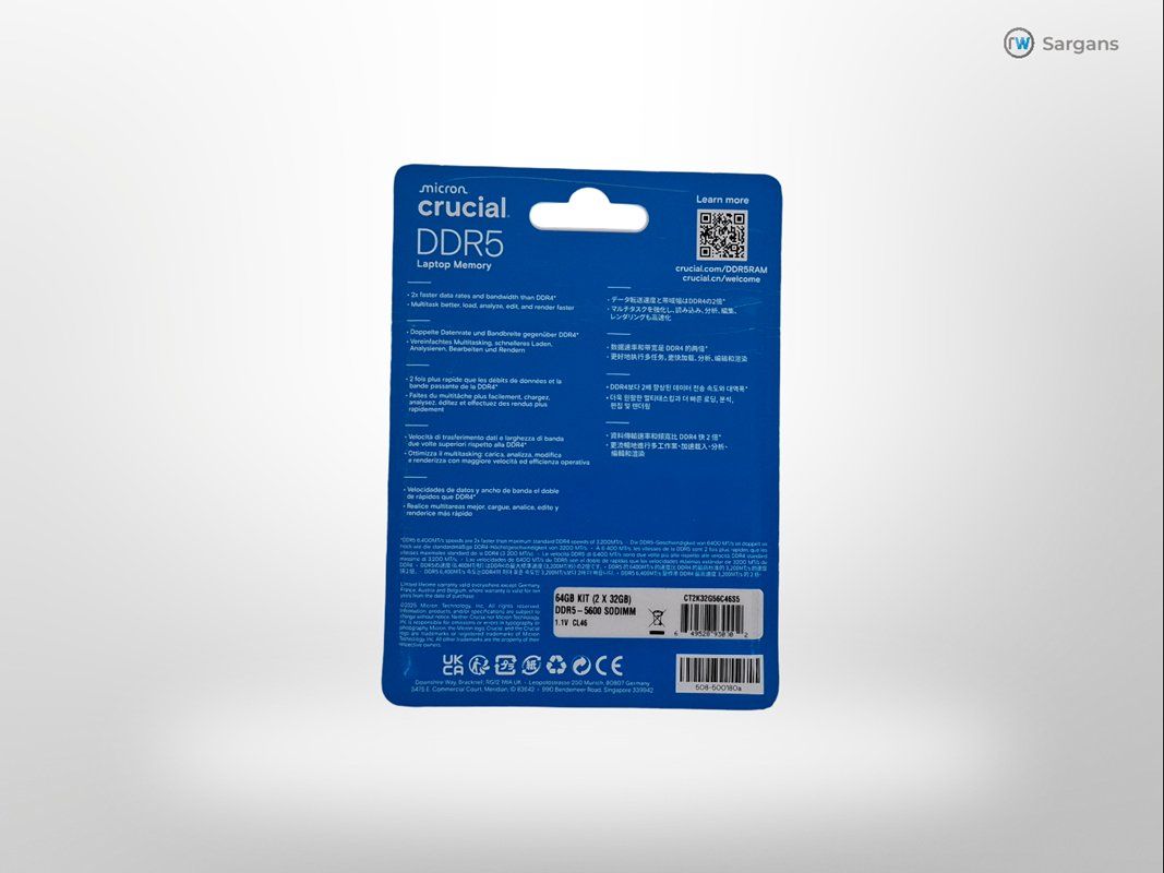 Crucial Memory / RAM: CRUCIAL DDR5 Laptop Memory – Neu (gemäss Beschreibung) aus Sargans von Restwert_Sargans 2