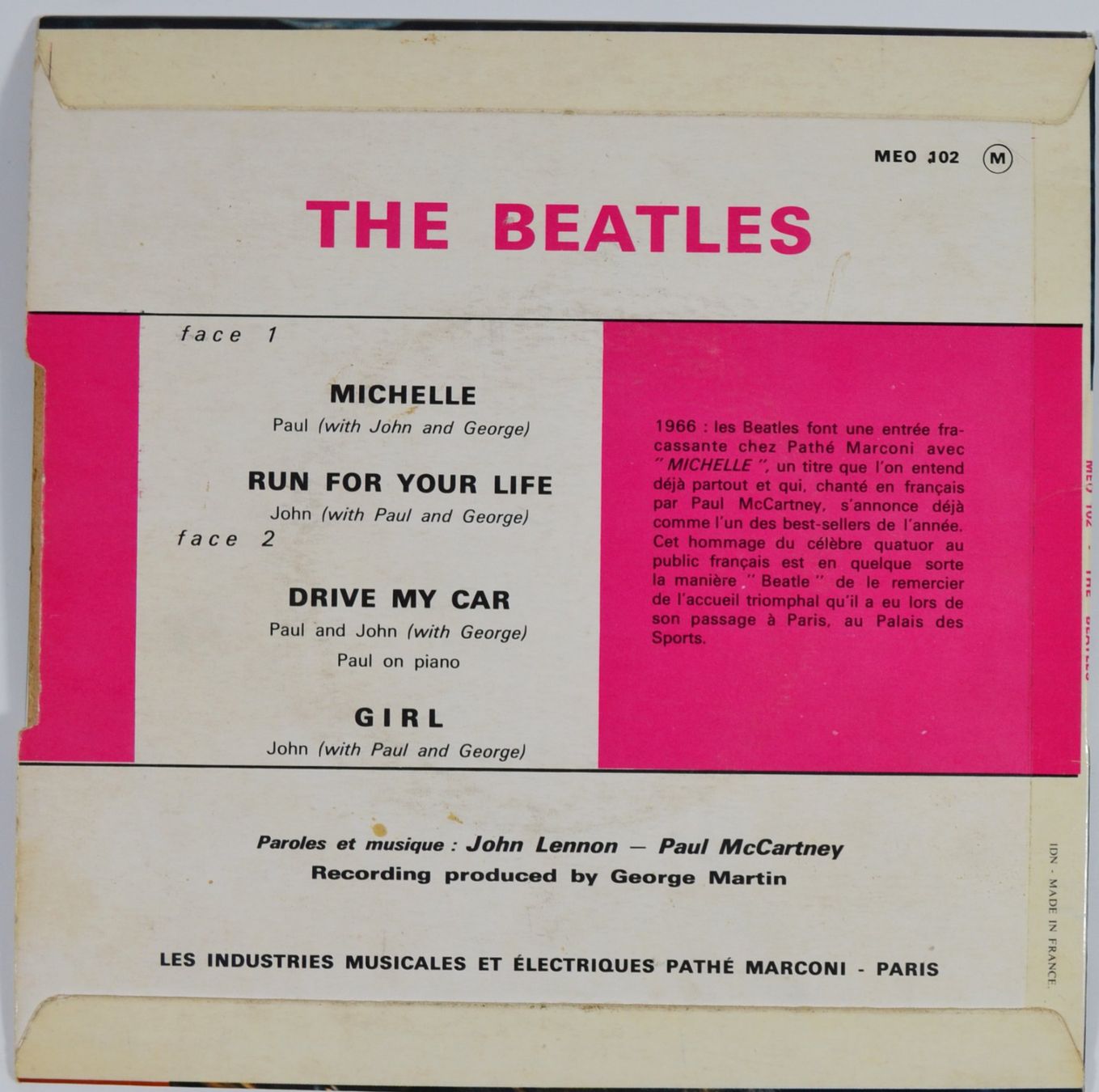 Dischi in vinile: EP: THE BEATLES - Michelle – Nuovo (secondo la descrizione) da Frenkendorf venduto da Yard-Sale-2000 1