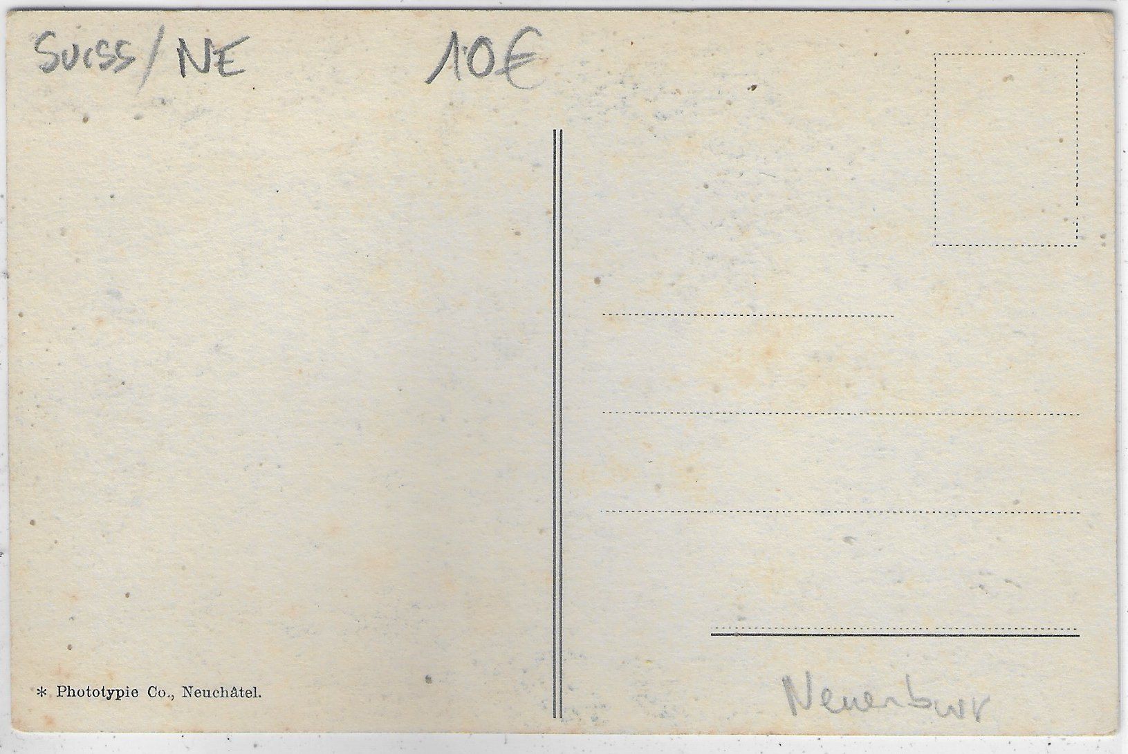 Cartoline postali: Neuchatel - Port et Hotel Bellevue – Usato da Ettingen venduto da Kartenplanet 1