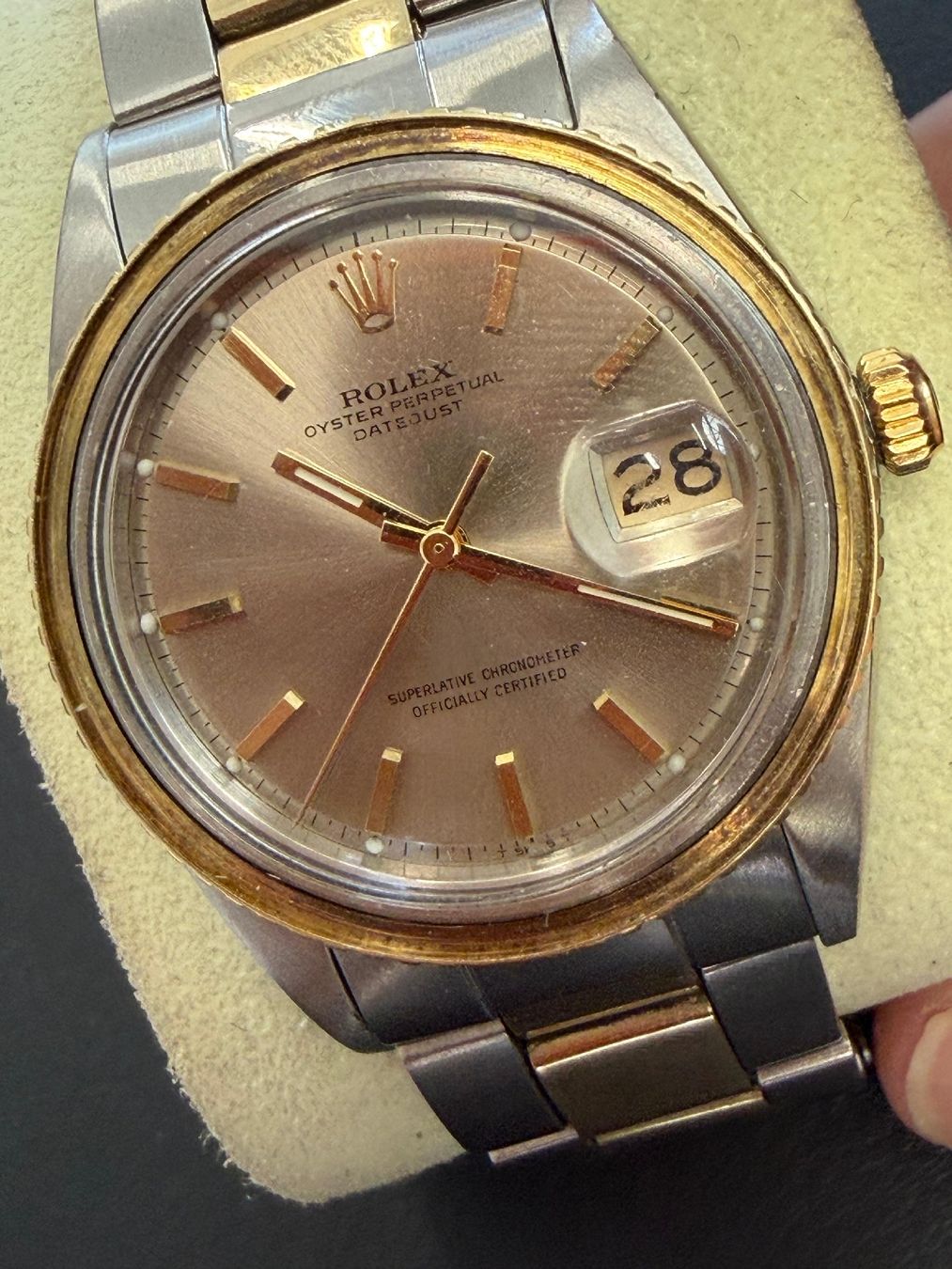 Rolex Orologi: Rolex Datejust 1625 Stahl Gold,automatic, läuft,mit Box – Usato da Glattbrugg venduto da tarnkappenbomber