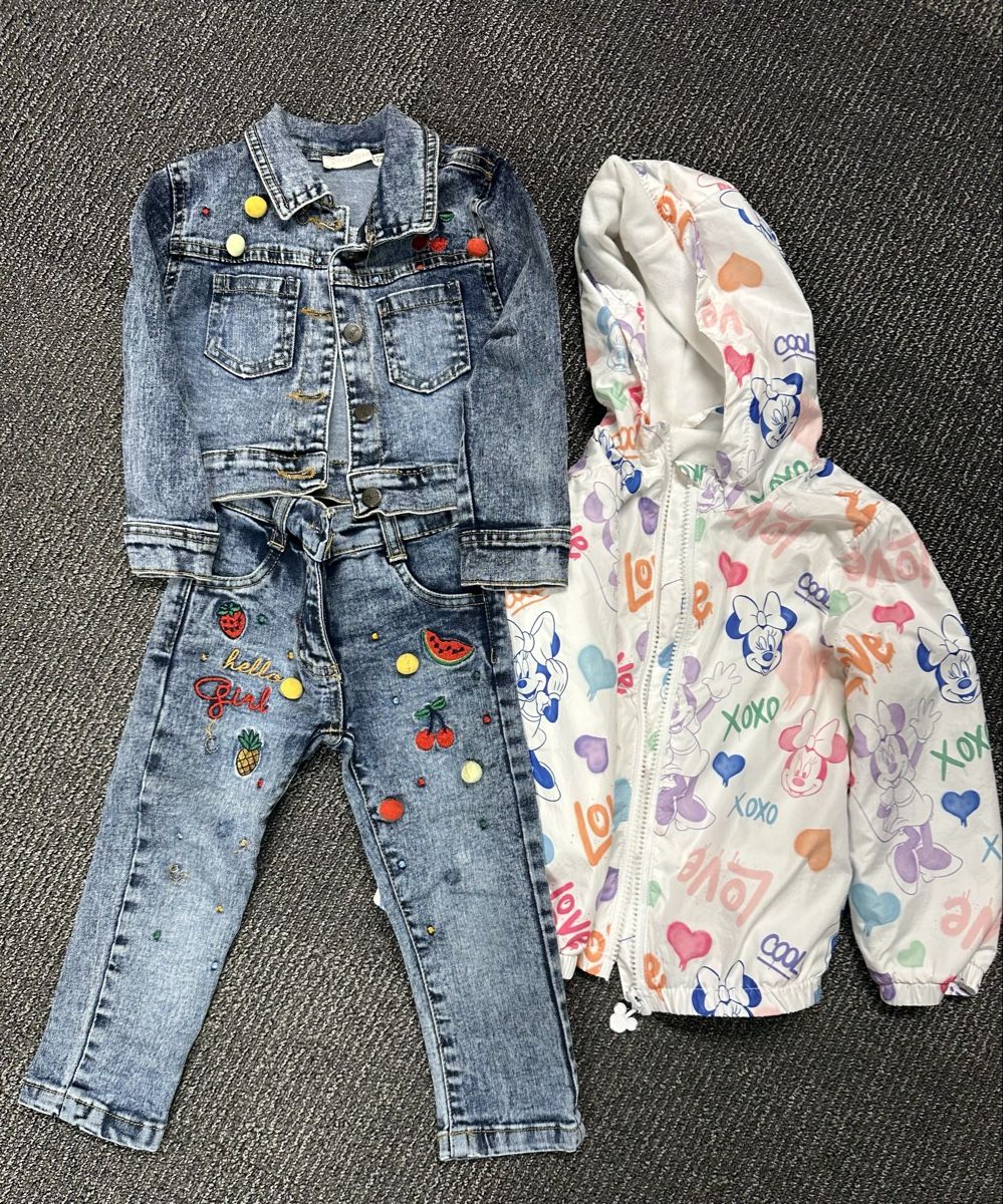 Lotti & Set di vestiti: Kleiderset & Jacke Gr. 92 – Nuovo (secondo la descrizione) da Stetten SH venduto da mp_11