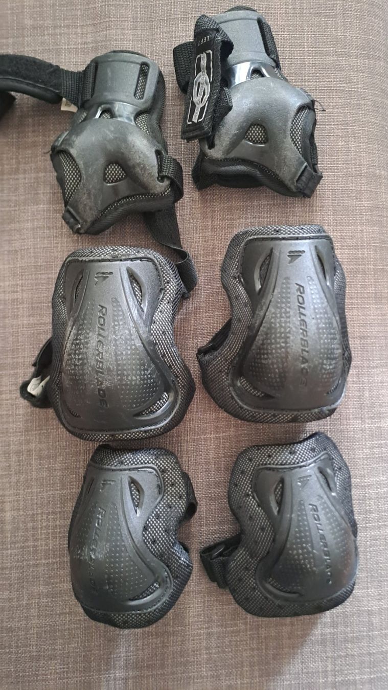 Protezioni & Imbottiture: Ellbogen-, Knie-, Handgelenkschoner Rollerblade Junior – Usato da Zürich venduto da Naira03