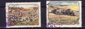 Alle Briefmarken: 2 timbres Russie -   1956  - Obl. – Gebraucht aus Blonay von Leglaude_01
