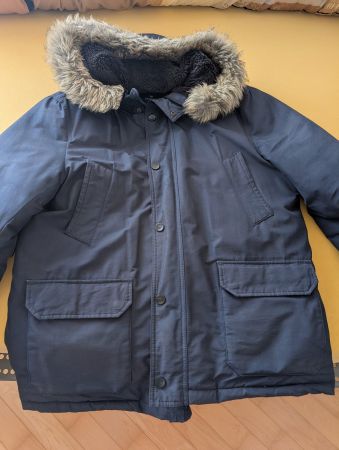 Paul Kehl Winterjacke Daunen mit Kunstfell an Kapuze XL