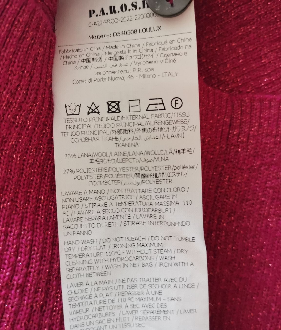 Pullover & Sweatshirts: Wollpulli P.A.R.O.S.H  – Neu (gemäss Beschreibung) aus Uerikon von pink_flamingo 2