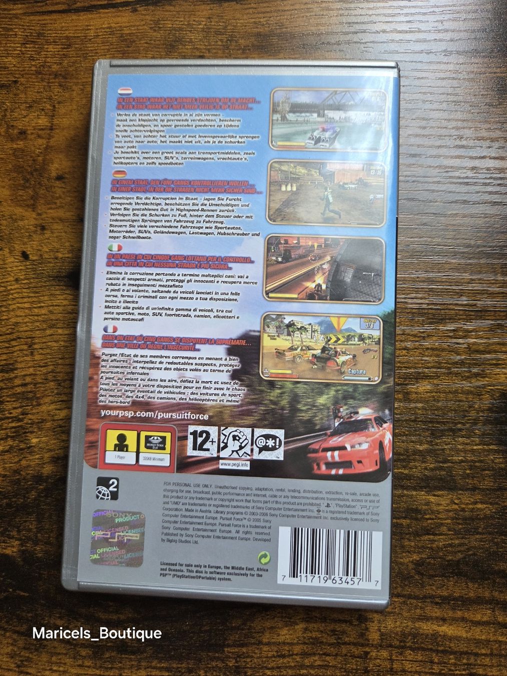 Giochi: Pursuit Force PSP UMD Platinum Edition game – Usato da Winterthur venduto da Maricels_Boutique 2
