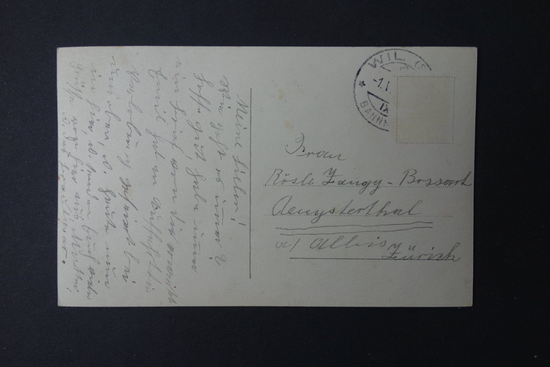 Cartoline postali: Privat-Ansichtskarte Münchwilen – Usato da Stein am Rhein venduto da Laffoni 1