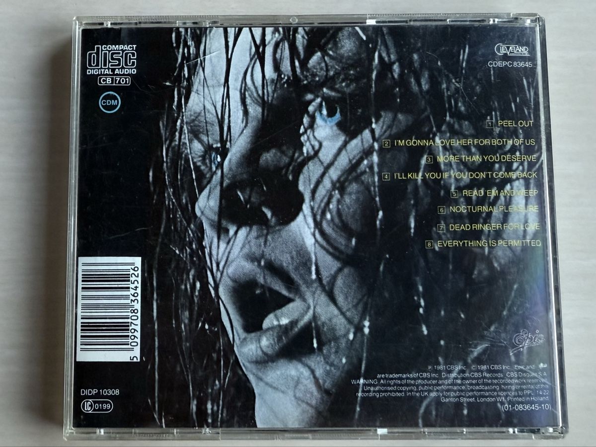 CD: Meat Loaf - Dead Ringer CD - Original 1981 Album Epic – Usato da Oberried Brienz venduto da Chyara 1