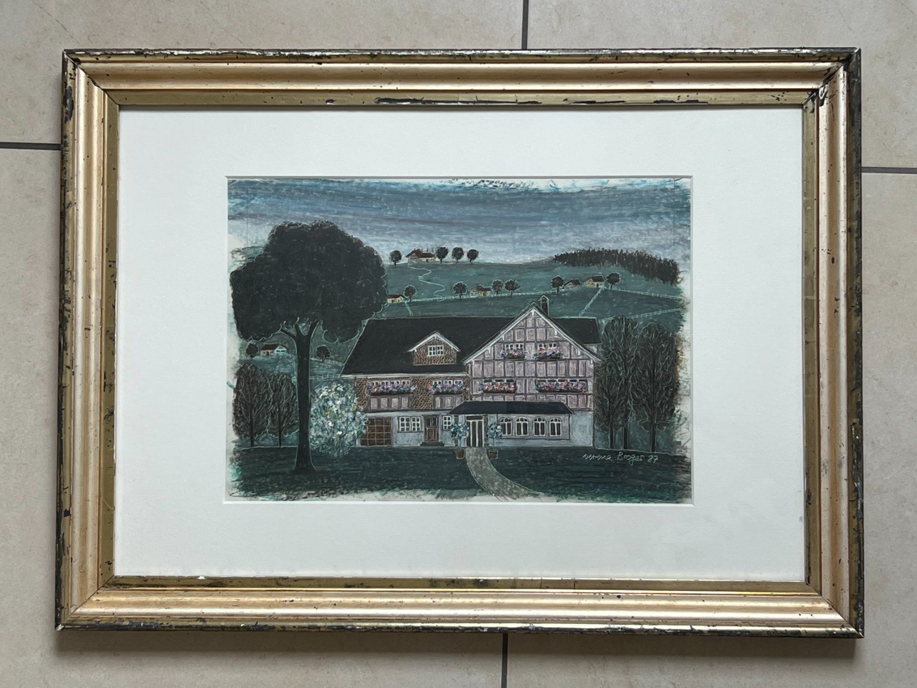 Dipinti: Verena Broger Gemälde Appenzell – Usato da Vaduz venduto da Unikate-Markt