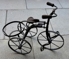 Kleines Velo für Blumentopf Gartendeko