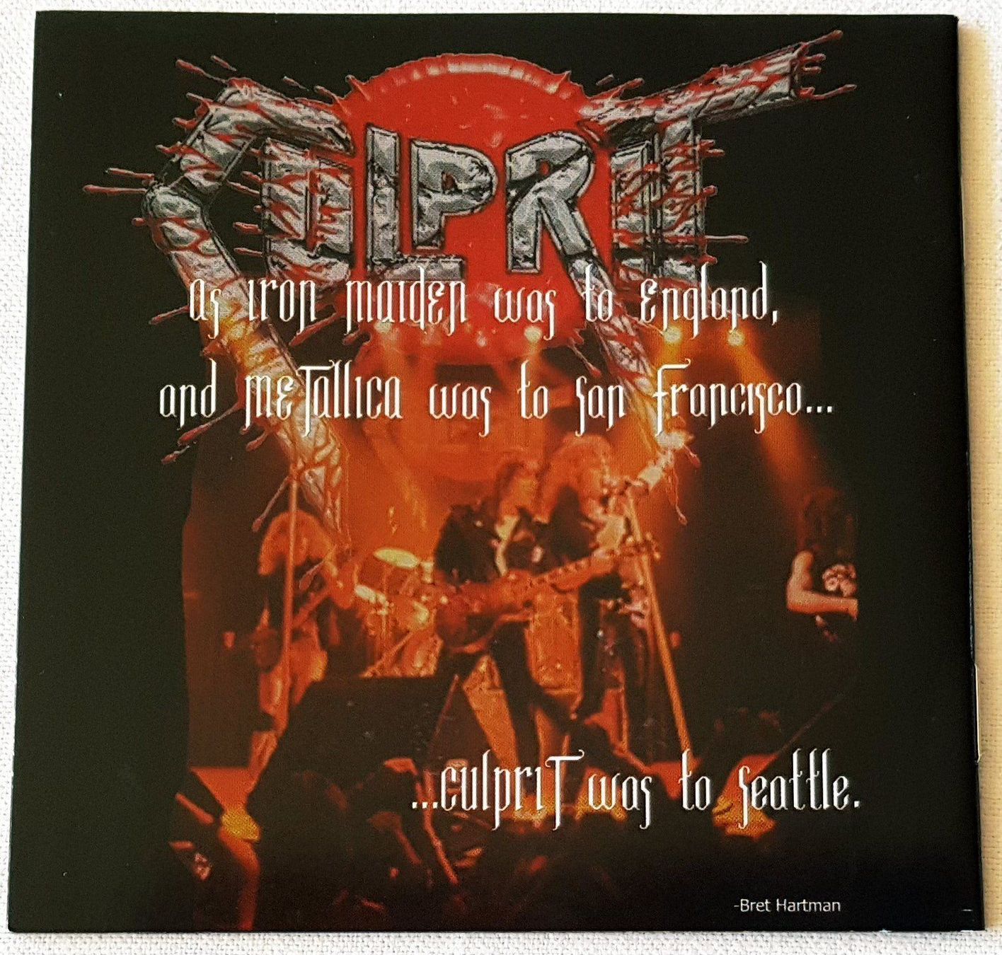 CD: Culprit ‎– Guilty As Charged - CD - 2000 -  Bonustracks – Usato da Uster venduto da Zardodel 7