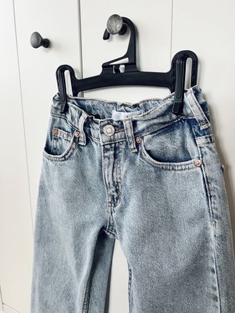 Zara 116 weite Jeans blau