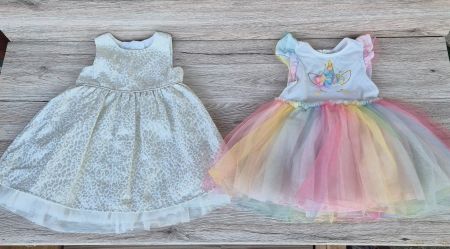 2 schöne Fest Kleidchen Gr. 80/86