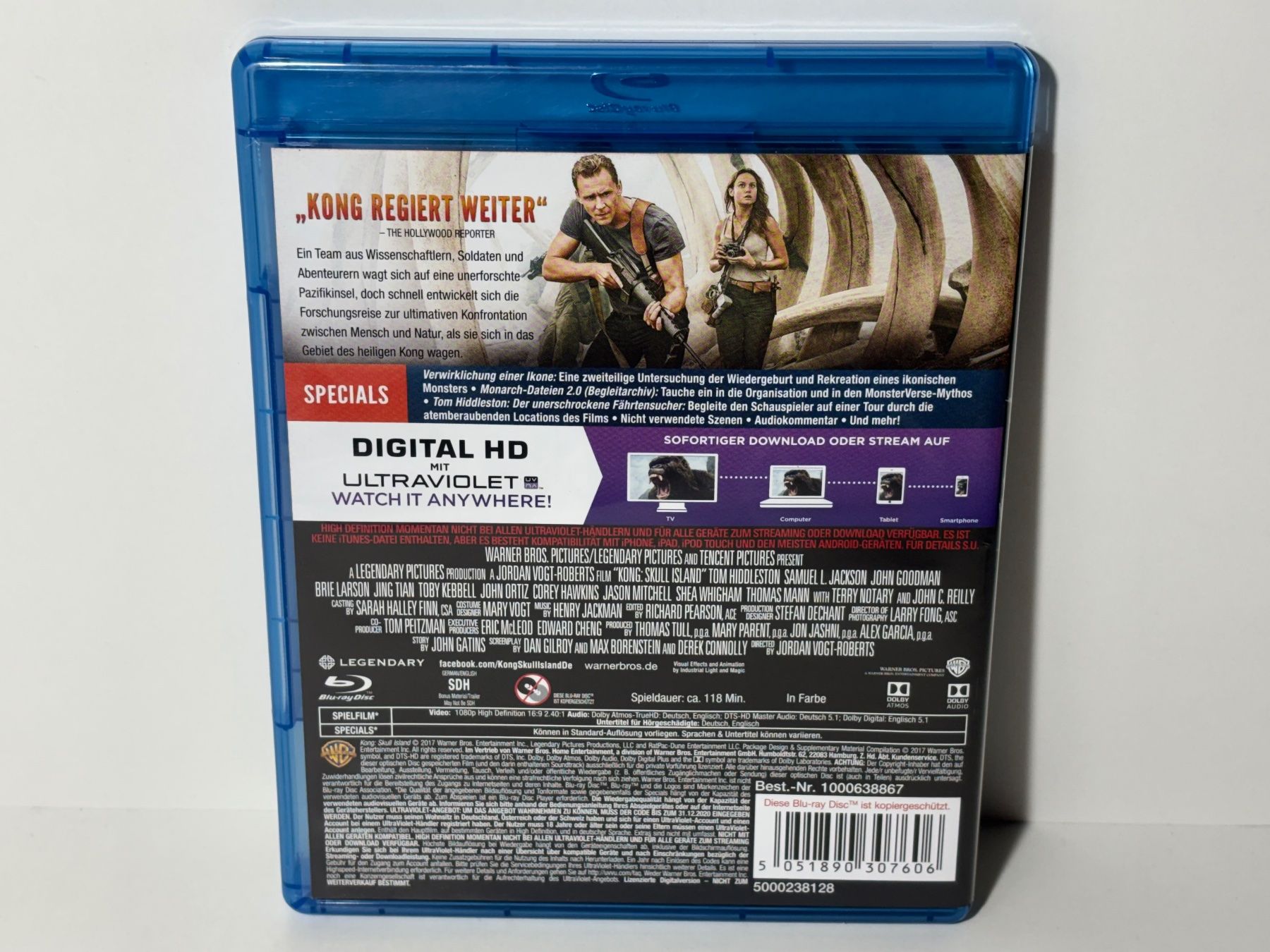 Tutti i DVDs: Kong Skull Island Blu Ray – Usato da Wilderswil venduto da Sstriker 1