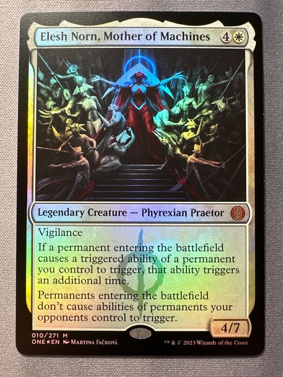 Elesh Norn, Mother of Machines FOIL 010/271 Phyrexia ONE (Neu (gemäss ...