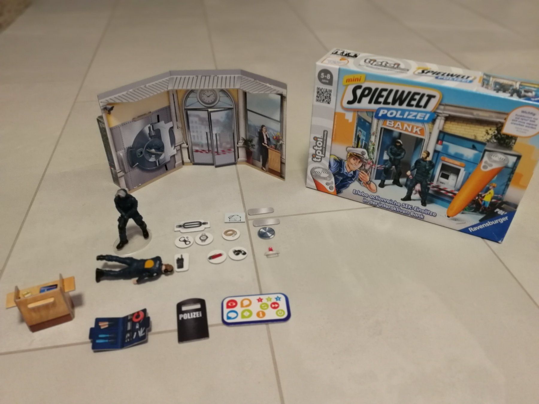 Ravensburger Giochi: Tiptoi Spielwelt Polizei Bank – Usato da Winkel venduto da Moizi