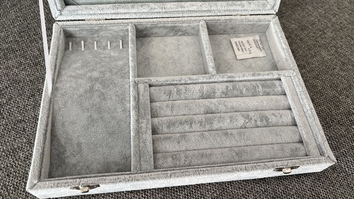 Altro in Decorazioni & Accessori: NEU! Elegantes Schmuckkästchen-Set in Hellgrau – Nuovo e nell'imballaggio originale da Zürich venduto da xsy_s55s 2