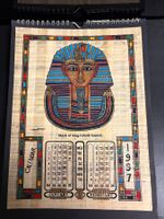 Aegyptischer Kalender aus Papyrus aus dem Jahr 1997