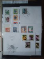 CH FDC 1966-2004, 8 Br., Heilpflanzen, Mineralien
