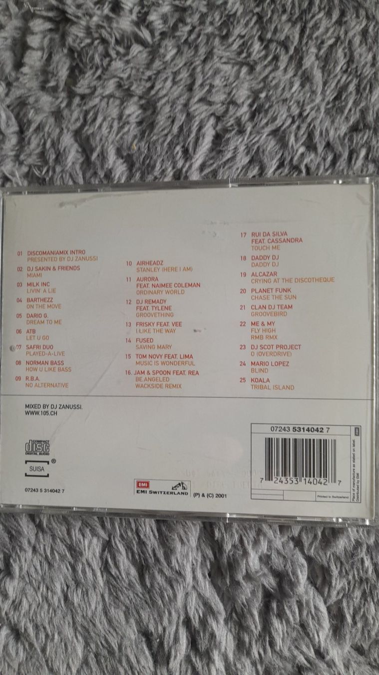 CD: 105 RADIO  ONE-O-FIVE  DISCO MANIA MIX   COMPILATION   CD – Usato da Wetzikon ZH venduto da Ramones01 1