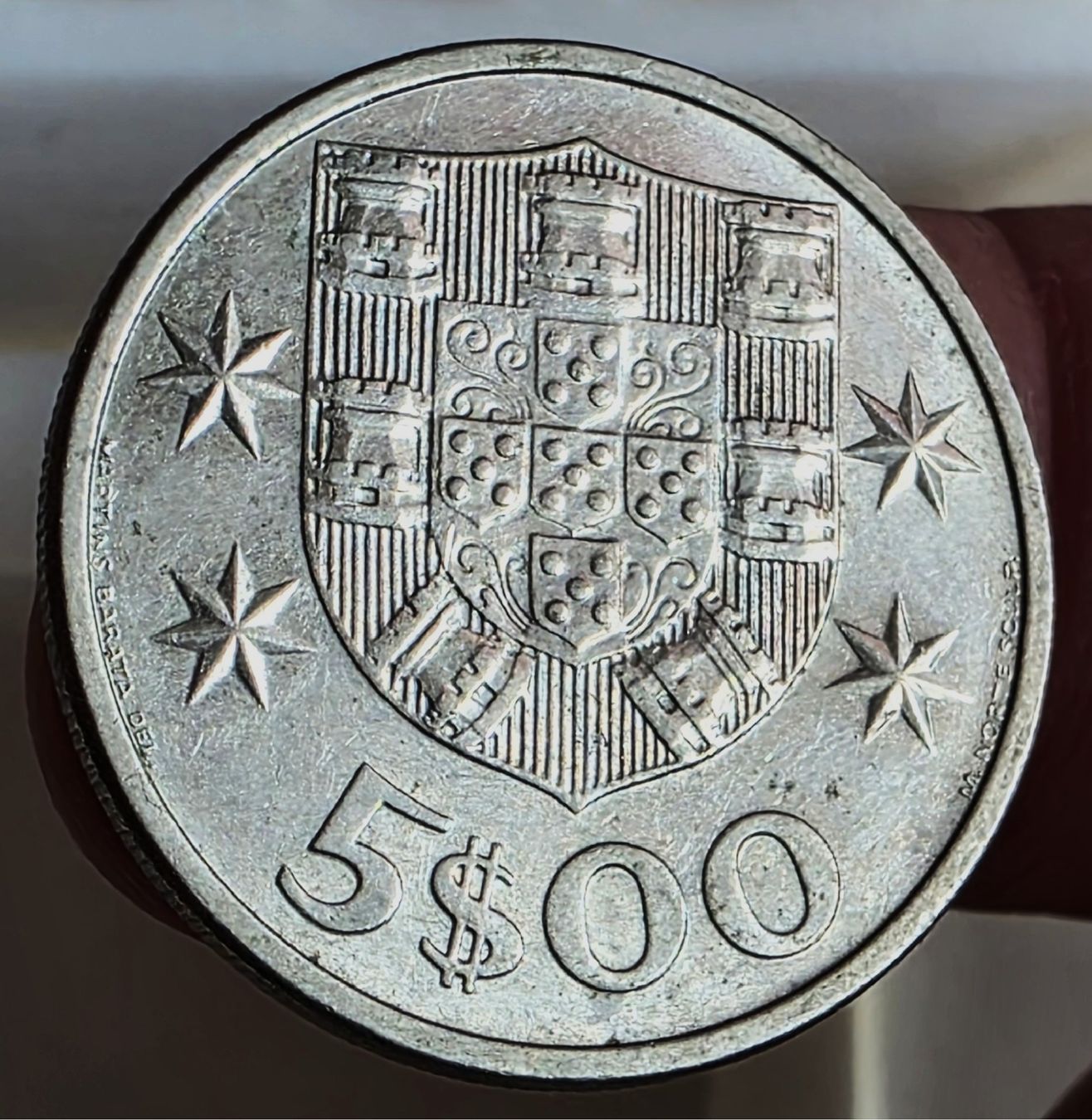 Tutti le monete: PORTUGAL 5 ESCUDOS 1980 – Usato da Winterthur venduto da Creso70 1