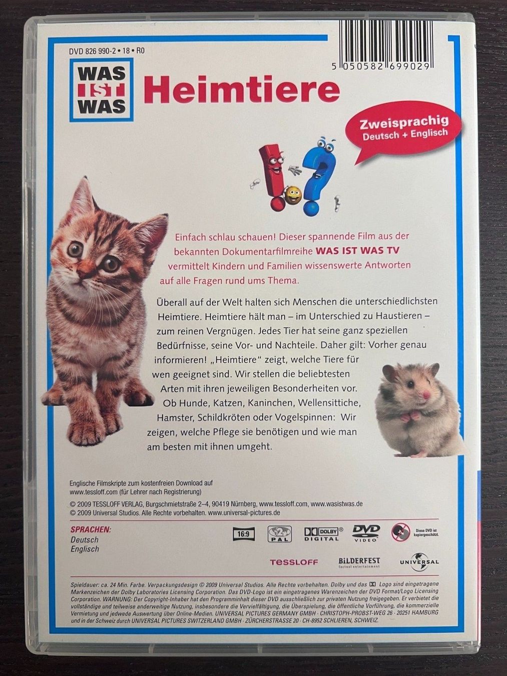 Tutti i DVDs: Was ist was - Heimtiere – Usato da Zürich venduto da FilmFreunde 1
