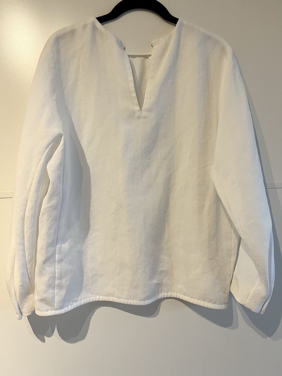 Sandro Camicette: Sandro Bluse Weiss elegant - neuwertig – Nuovo (secondo la descrizione) da Zug venduto da Se_wb5d 3