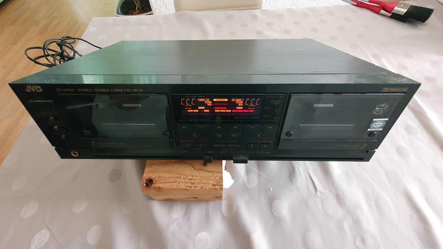 JVC Registratori: JVC TD-W999 Stereo Duble Cassette Deck – Usato da Kloten venduto da raf_q87h