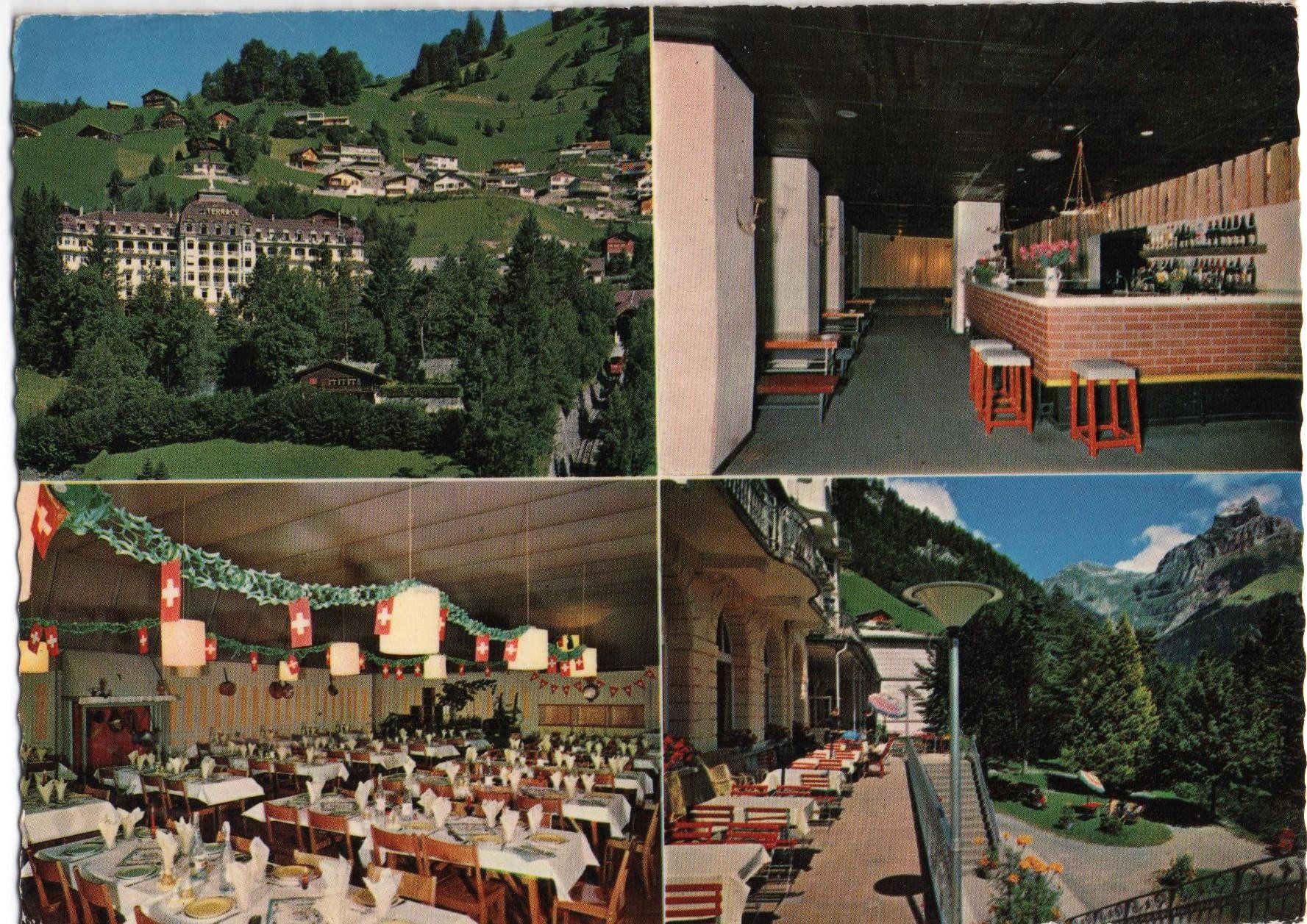 Cartoline postali: ENGELBERG Hotel Terrace – Usato da Jona venduto da philajona