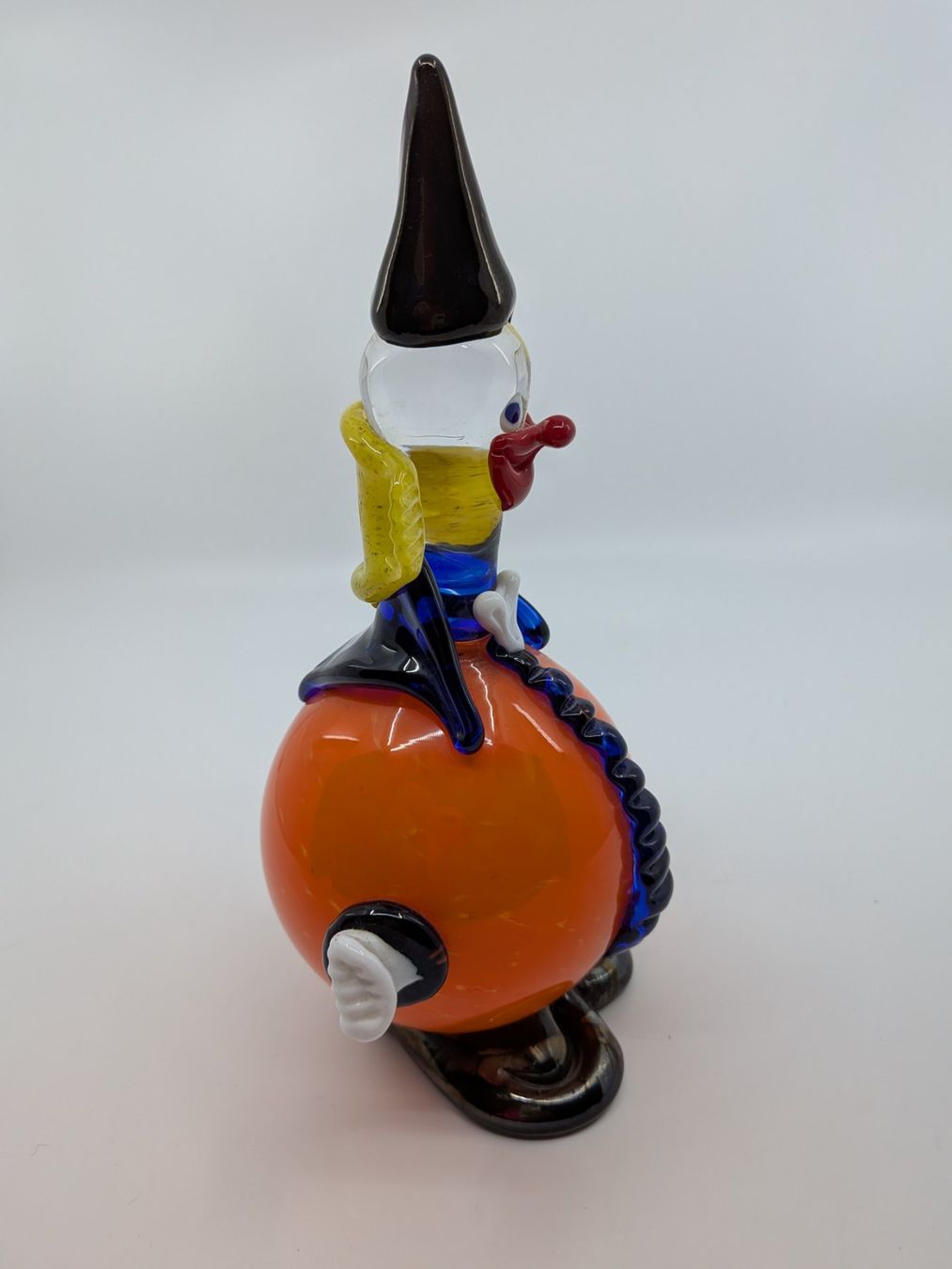 Murano Statuette: Murano Glasfigur Clown mit Kugelbauch – Usato da Emmen venduto da magelan 3