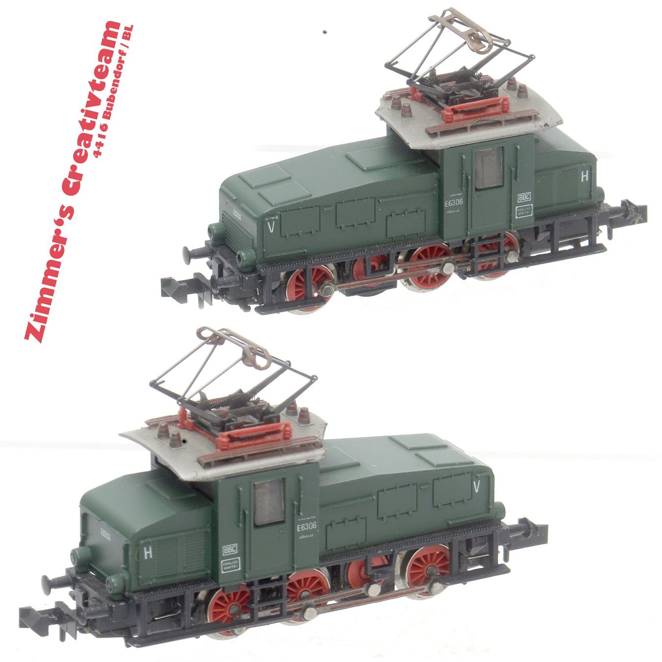 Arnold Modellini di ferrovie: Arnold SDB Rangierlokk E63 + 5 passende Wagen, Sp N – Usato da Bubendorf venduto da zimmers_creativteam 1