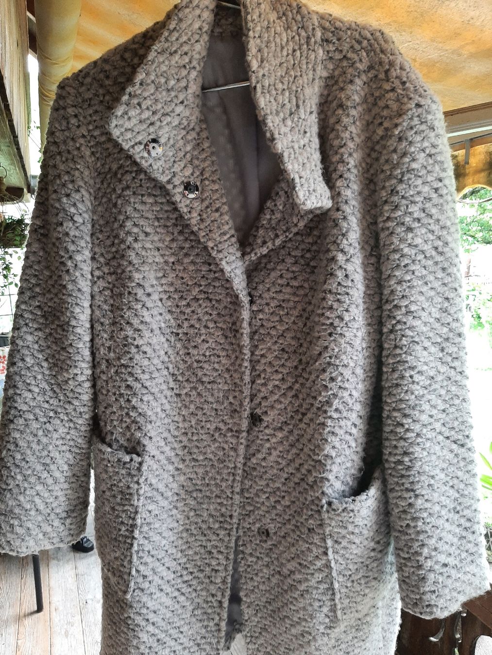 Cappotti: Wolljacke grau-beige-rosa 48 – Nuovo (secondo la descrizione) da Schwendibach venduto da didu12
