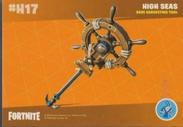 FORTNITE TRADING CARD serie2 # H 17 HIGH SEAS / GUANDAO