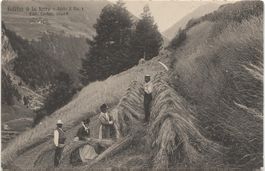 ERNTE IM HOCHTAL BE/FR/VD/VS 1924 Landwirtschaft