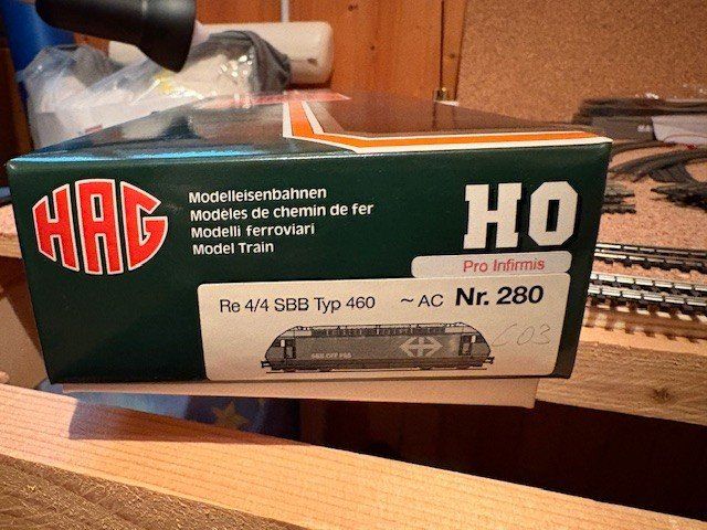 Hag Modellini di ferrovie: HAG Re 460 H0 WS Digital Infirmis – Usato da Regensdorf venduto da Basc 7