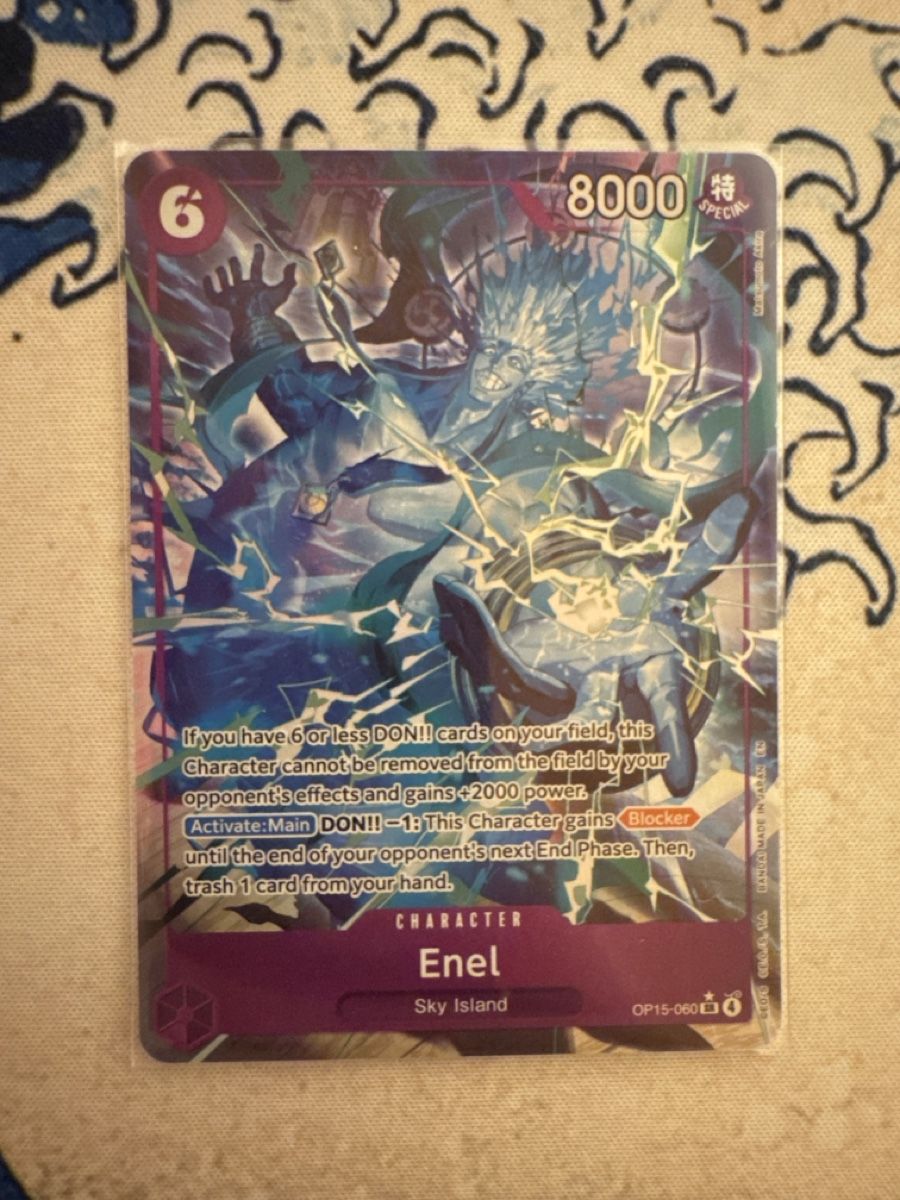 Bandai Carte collezionabili: OP15-060 Enel SR AA ENG – Nuovo (secondo la descrizione) da Ittigen venduto da PeakBonker00