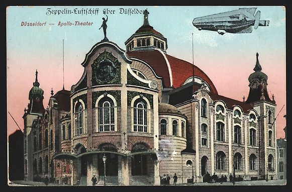 Photos & posters: Düsseldorf, Zeppelin-Luftschiff über d – D'occasion à Berlin par bartko-reher