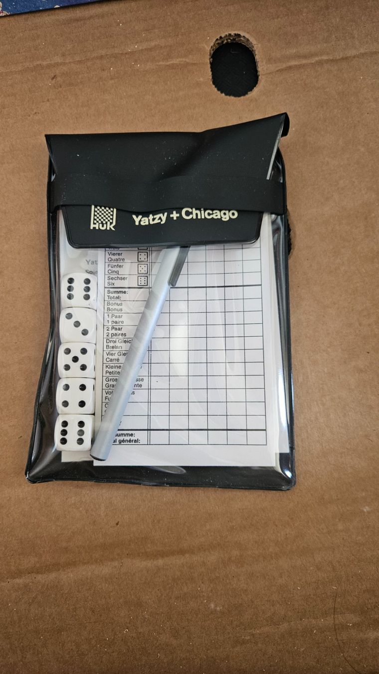Giochi: Gioco tascabile Yatzy + Chicago – Usato da Melano venduto da H-Sara