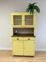 Gelber Vintage Küchenschrank, 50er Jahre, Shabby Chic 💛