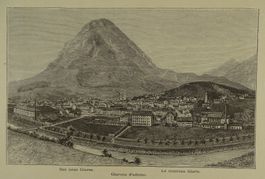 DAS NEUE GLARUS, HOLZSTICH 1883