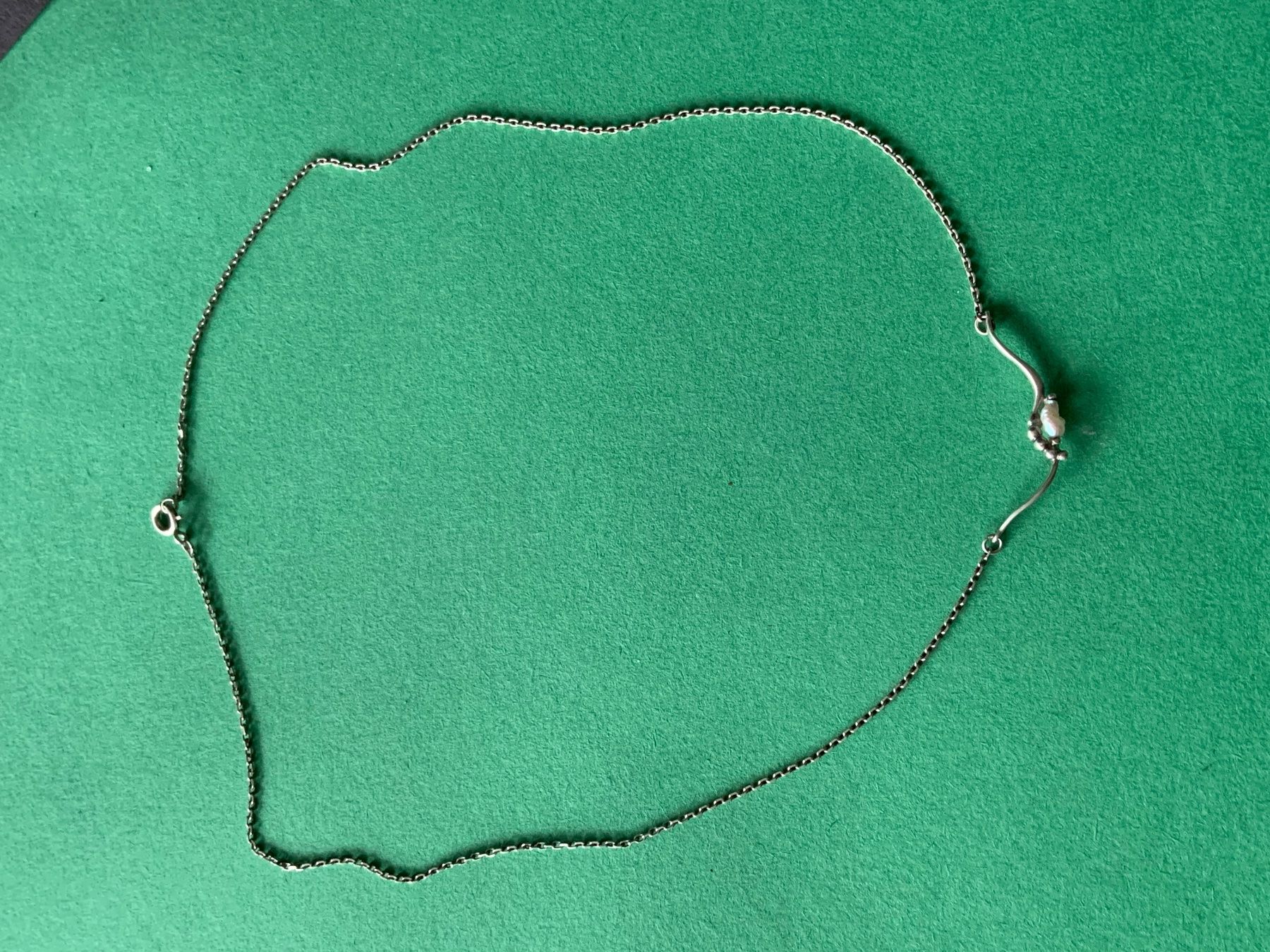 Catenine: Silberkette feine Perle (40cm) super Geschenk – Usato da Laufen venduto da Bellebellezza 1