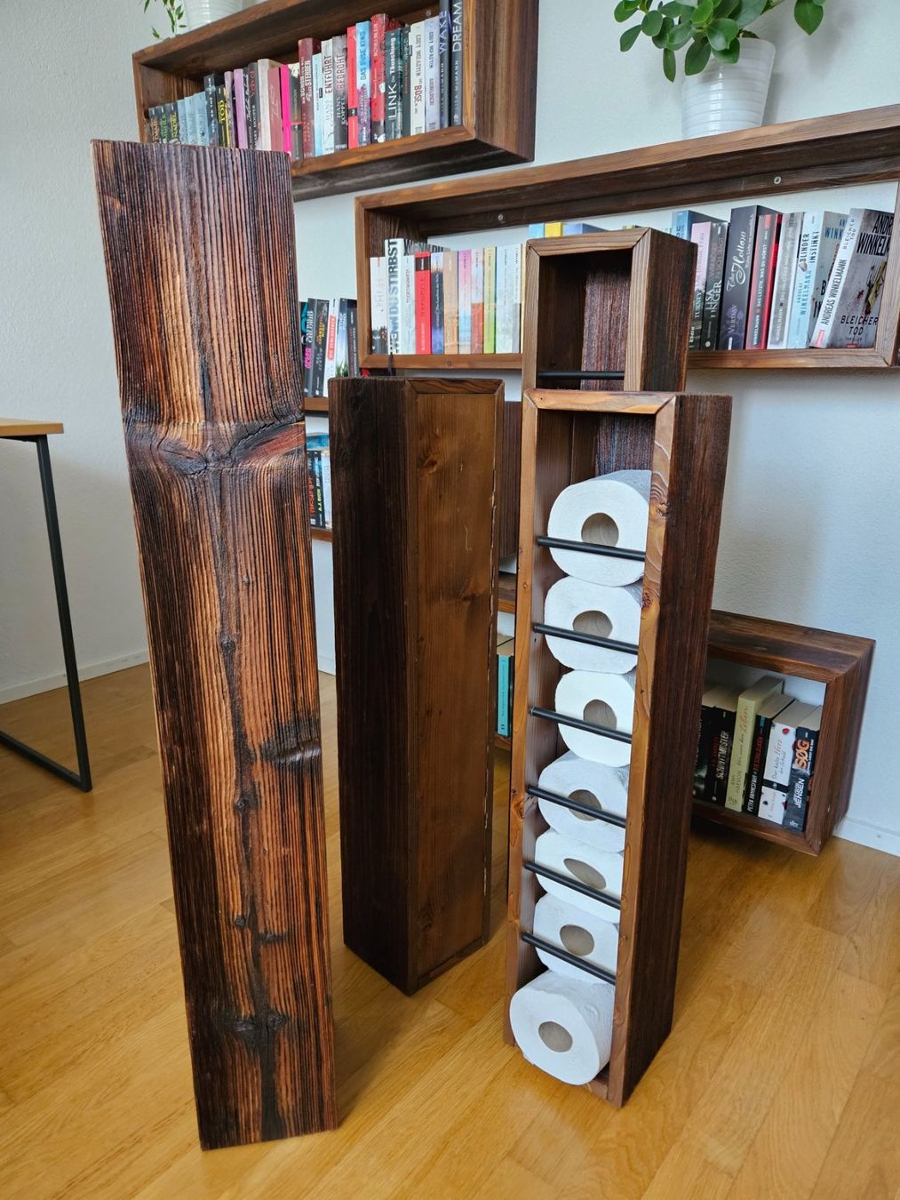 WC: Altholz WC - Rollenhalter – Nuovo e nell'imballaggio originale da Thun venduto da Wood-Art 2