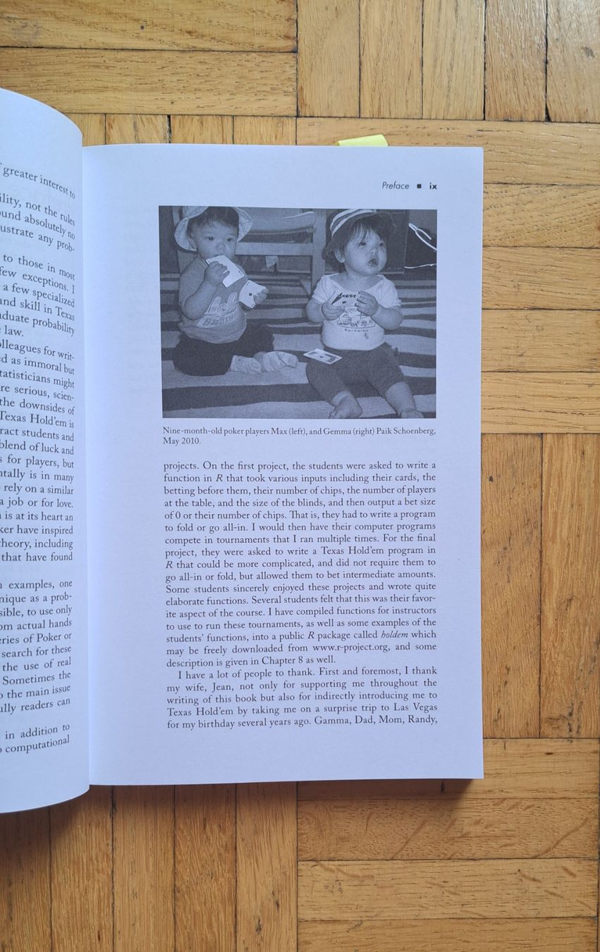Bücher: Introduction to probability with Texas Hold'em. – Gebraucht aus Zürich von nic_dgn5 1
