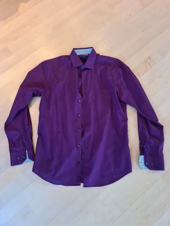 Hemd Tommy Hilfiger Tailored bordeaux Grösse 40